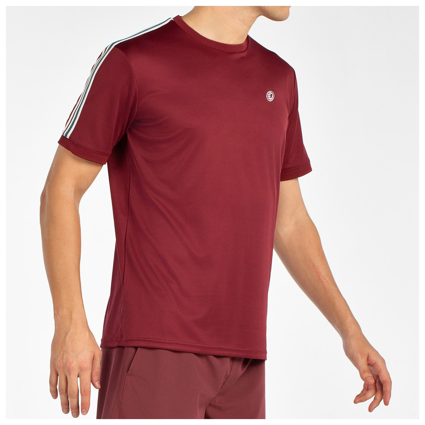 T-SHIRT BULLPADEL ALDER BORDEAUX