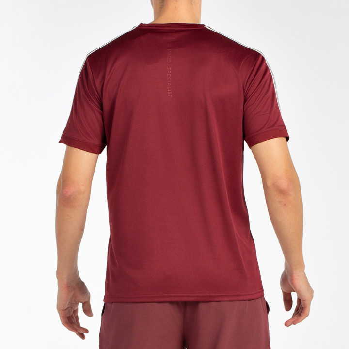 T-SHIRT BULLPADEL ALDER BORDEAUX