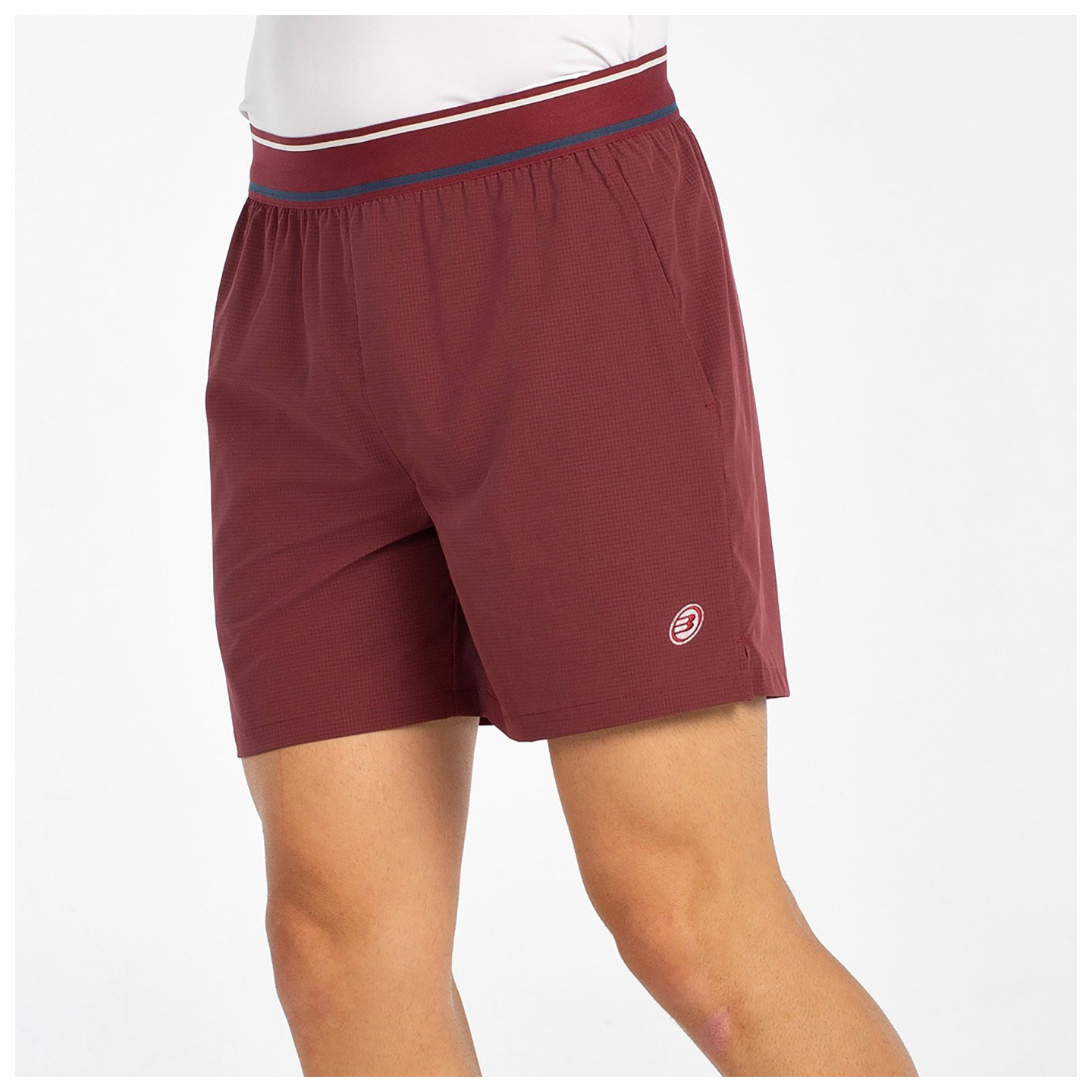 tienda de padel Madrid, tienda de padel online, tienda de padel españa, tienda de padel en linea, SHORT BULLPADEL ALU VINO BURDE