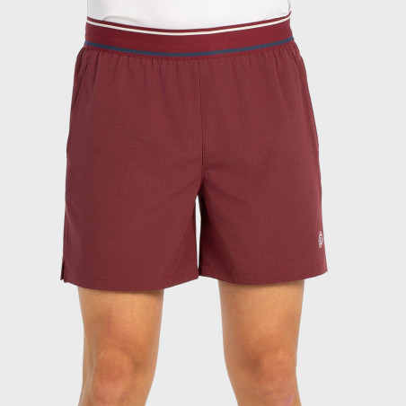 tienda de padel Madrid, tienda de padel online, tienda de padel españa, tienda de padel en linea, SHORT BULLPADEL ALU VINO BURDE