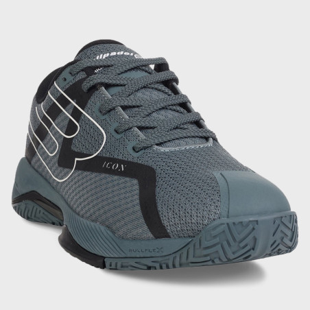 SCARPE BULLPADEL ICON 25I BIANCA GRIGIO SCURO