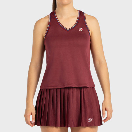 tienda de padel Madrid, tienda de padel online, tienda de padel españa, tienda de padel en linea, CAMISETA BULLPADEL AZA VINO BU