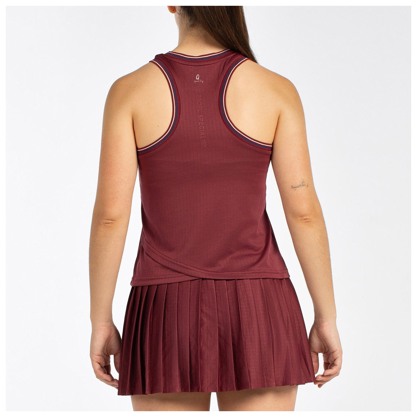 tienda de padel Madrid, tienda de padel online, tienda de padel españa, tienda de padel en linea, CAMISETA BULLPADEL AZA VINO BU