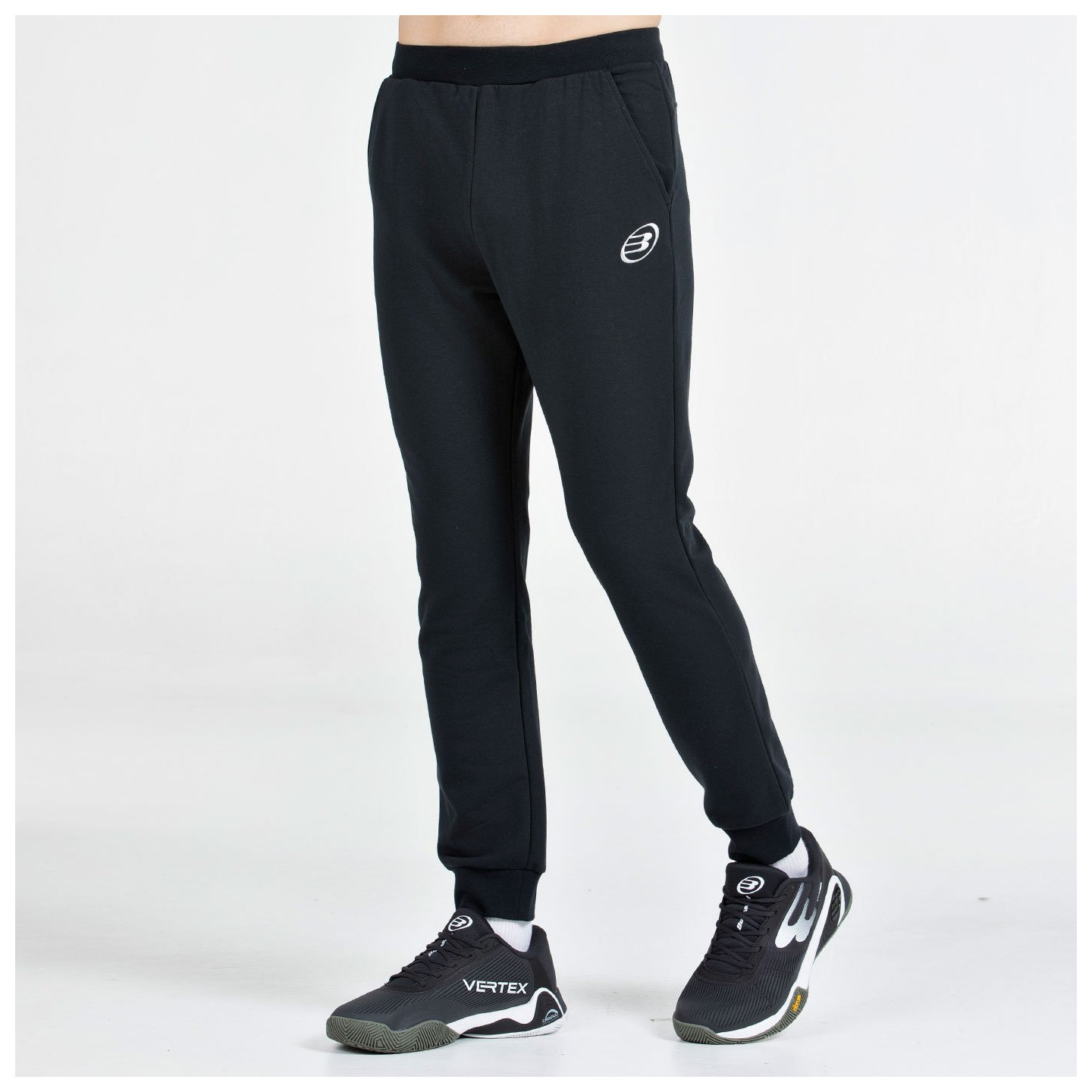 tienda de padel Madrid, tienda de padel online, tienda de padel españa, tienda de padel en linea, PANTALON BULLPADEL BASAR NEGRO