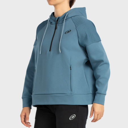 FELPA BULLPADEL BATEO BLU VERDASTRO