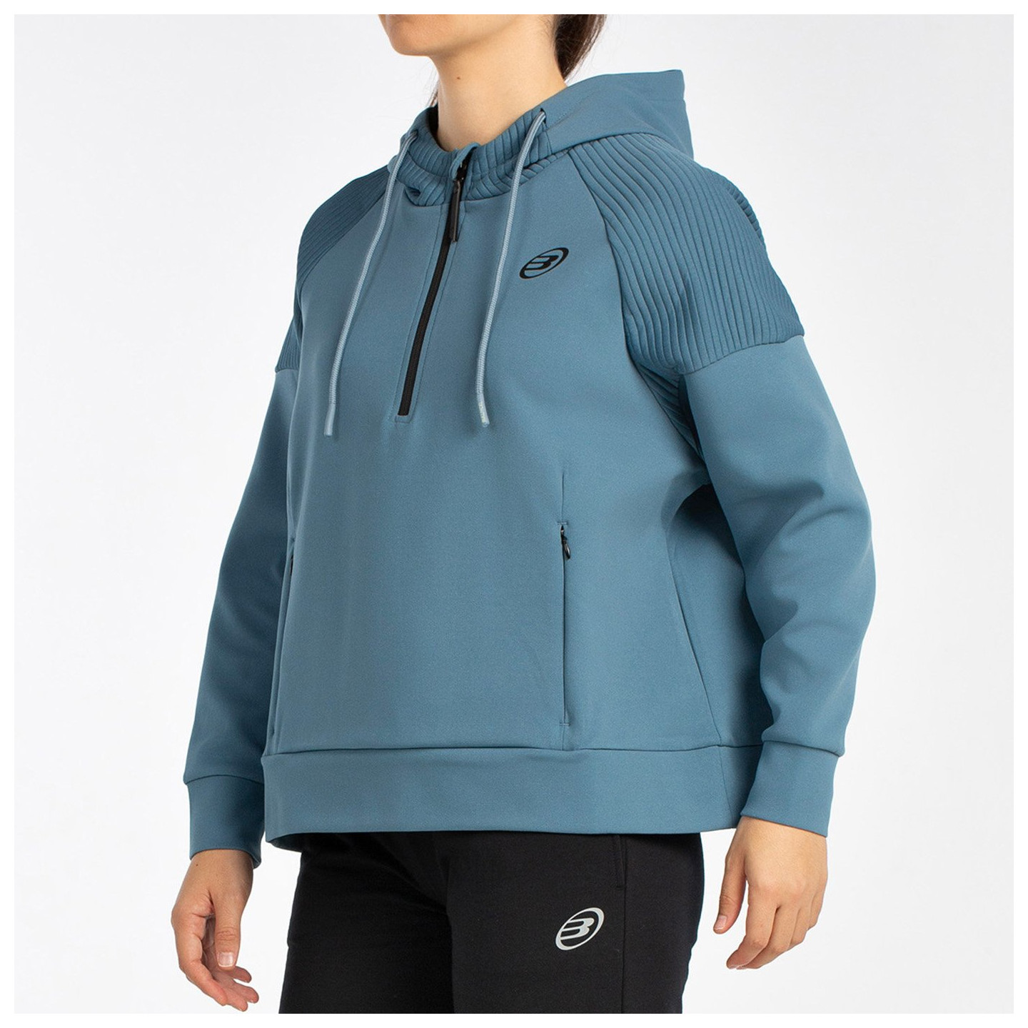 SWEAT-SHIRT BLEU VERT BULLPADEL BATEO