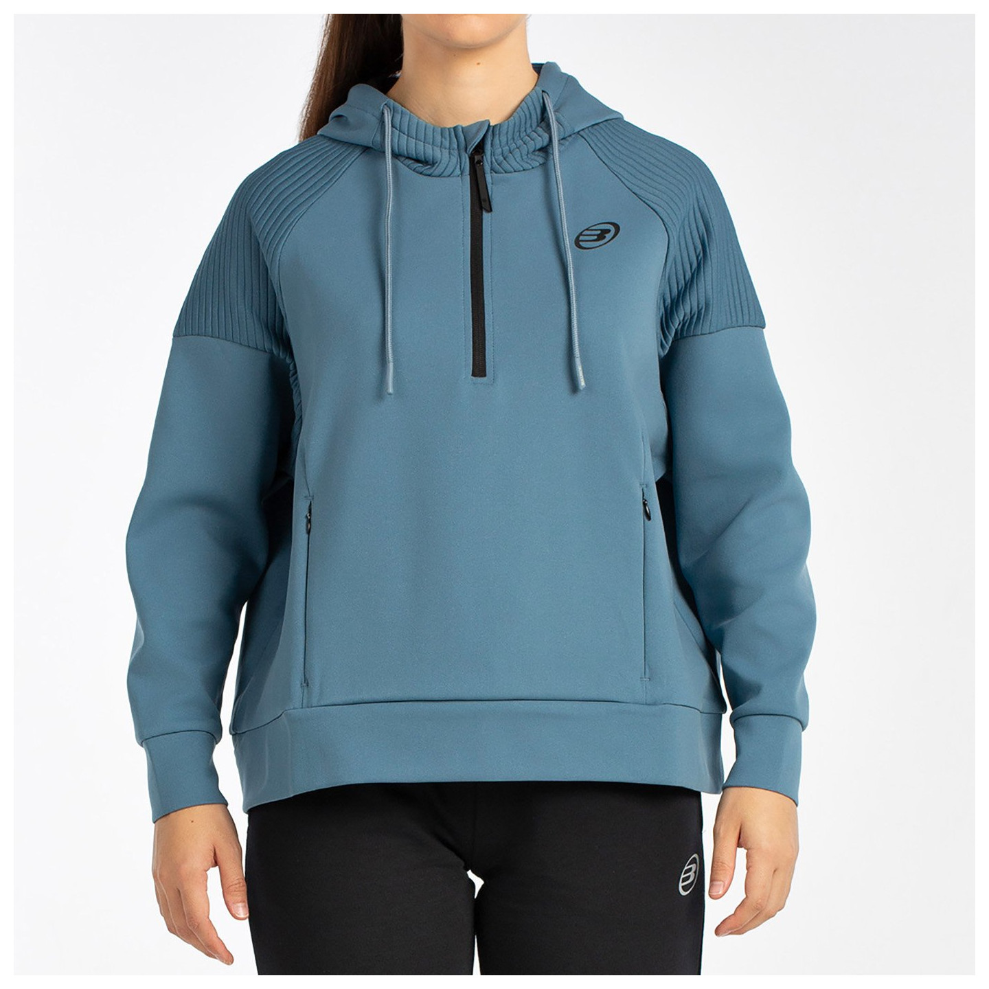 SWEAT-SHIRT BLEU VERT BULLPADEL BATEO