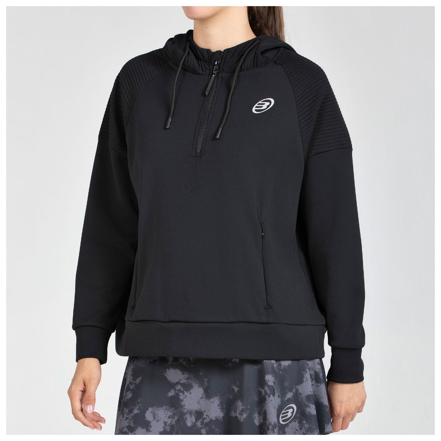 SWEAT-SHIRT BULLPADEL BATEO NOIR