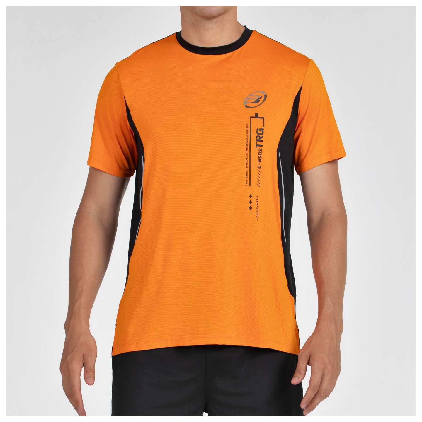 BULLPADEL BECERRE ORANGE T-SHIRT TWO-TONE FABRIC