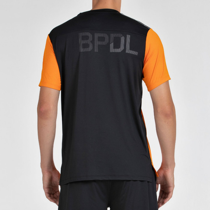 T-SHIRT BULLPADEL BECERRE ARANCIONE TESSUTO BICOLORE