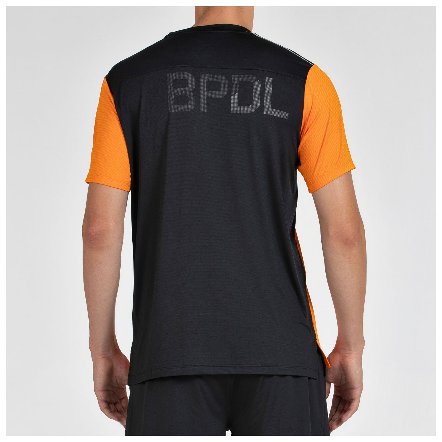 T-SHIRT BULLPADEL BECERRE ORANGE TISSU BICOLORE
