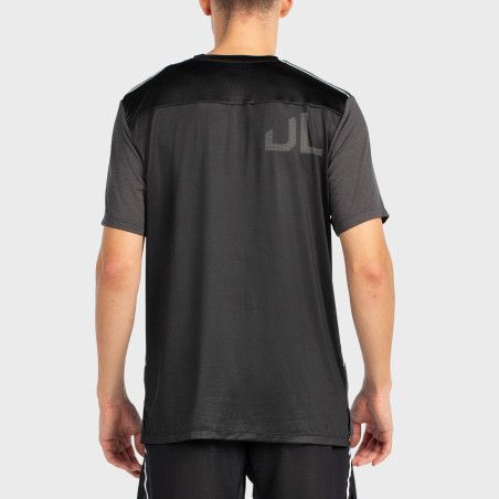 T-SHIRT BULLPADEL BECERRE NOIR TISSU BICOLORE