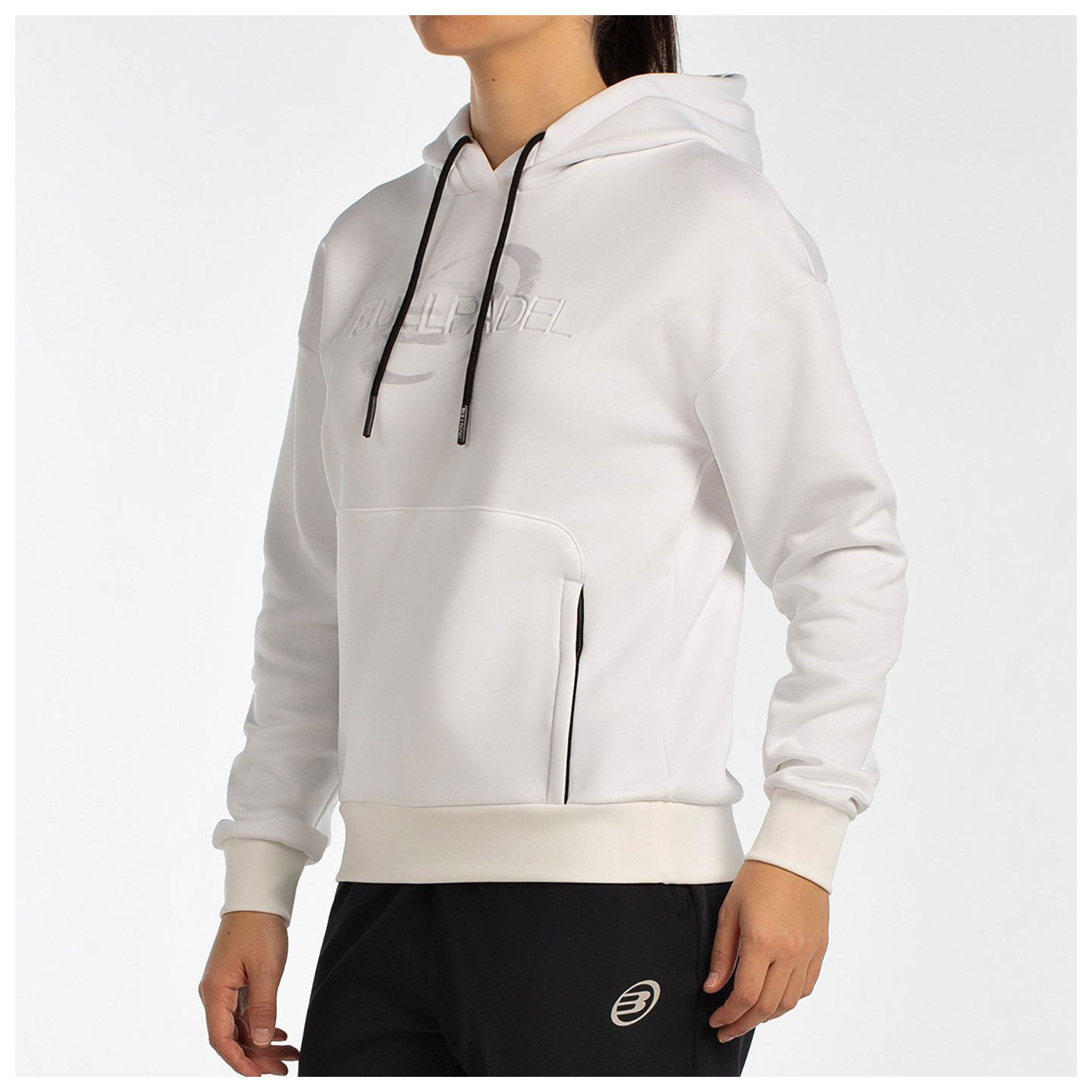 BULLPADEL BEFAS WHITE SWEATSHIRT