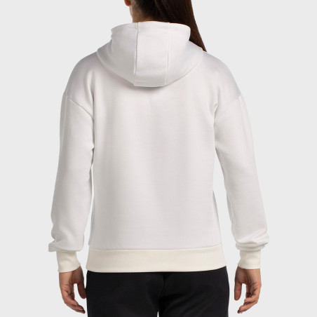 tienda de padel Madrid, tienda de padel online, tienda de padel españa, tienda de padel en linea, SUDADERA BULLPADEL BEFAS BLANC