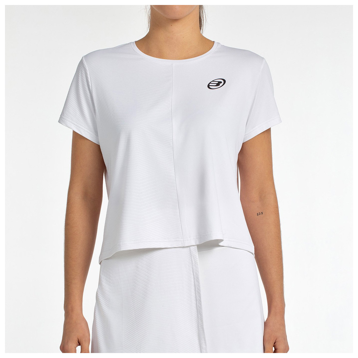 T-SHIRT BULLPADEL BILME BLANC