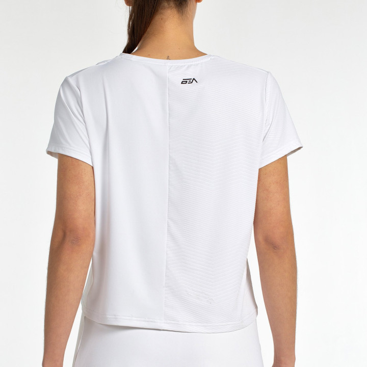 T-SHIRT BULLPADEL BILME BLANC