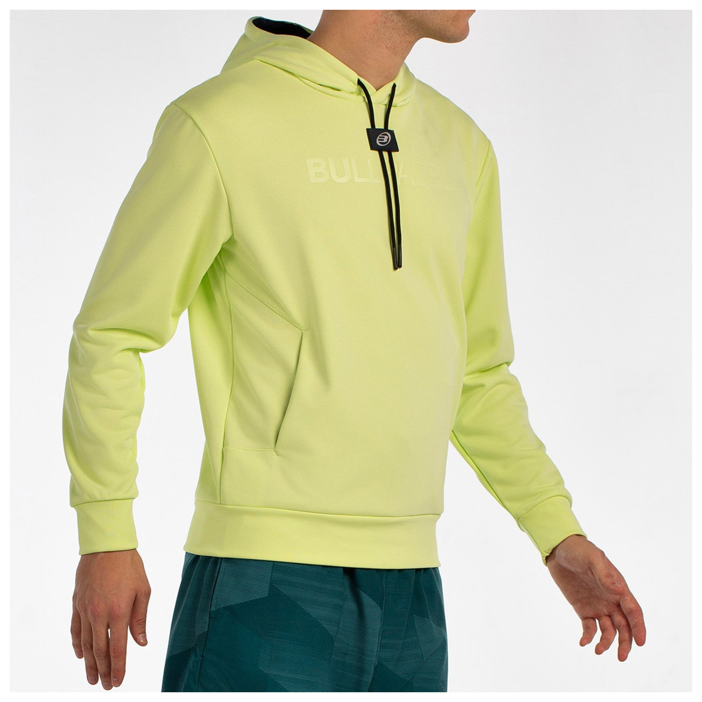 tienda de padel Madrid, tienda de padel online, tienda de padel españa, tienda de padel en linea, SUDADERA BULLPADEL BINEE LIMON