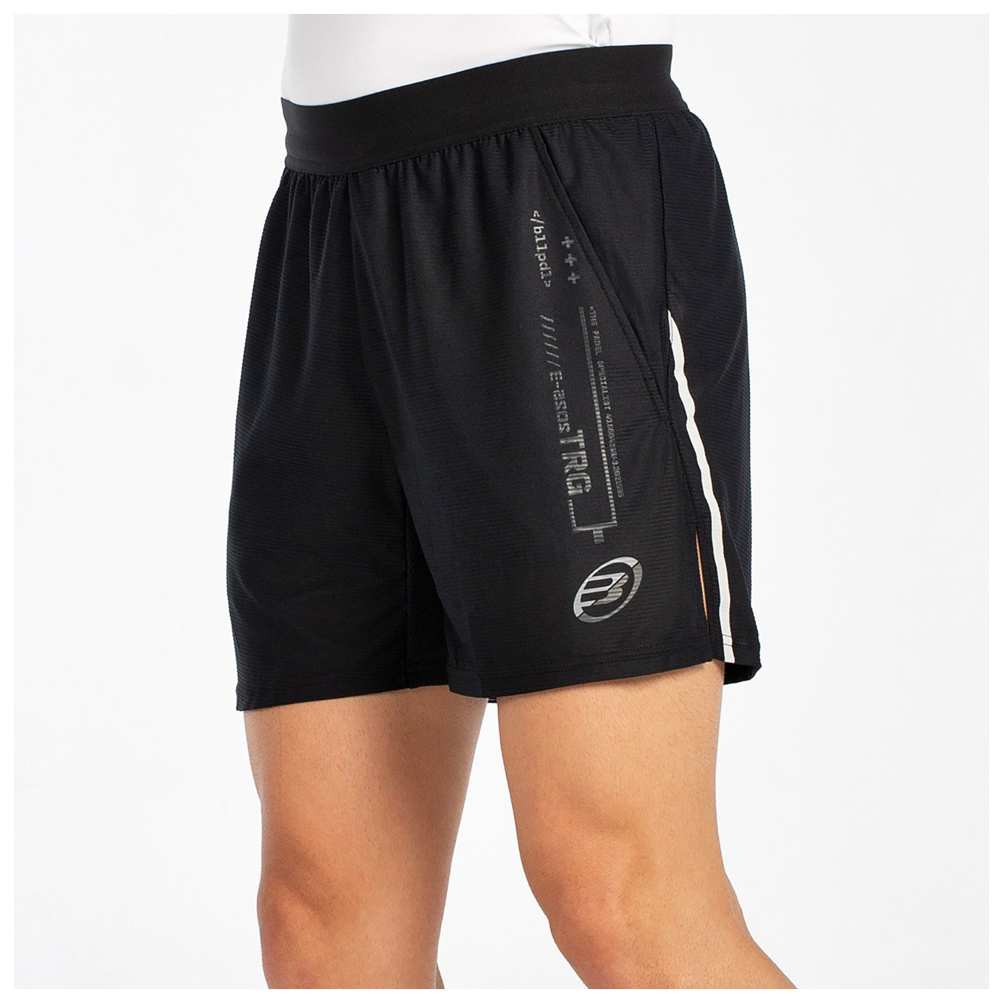 SHORTS BULLPADEL BLANCOS BLACK