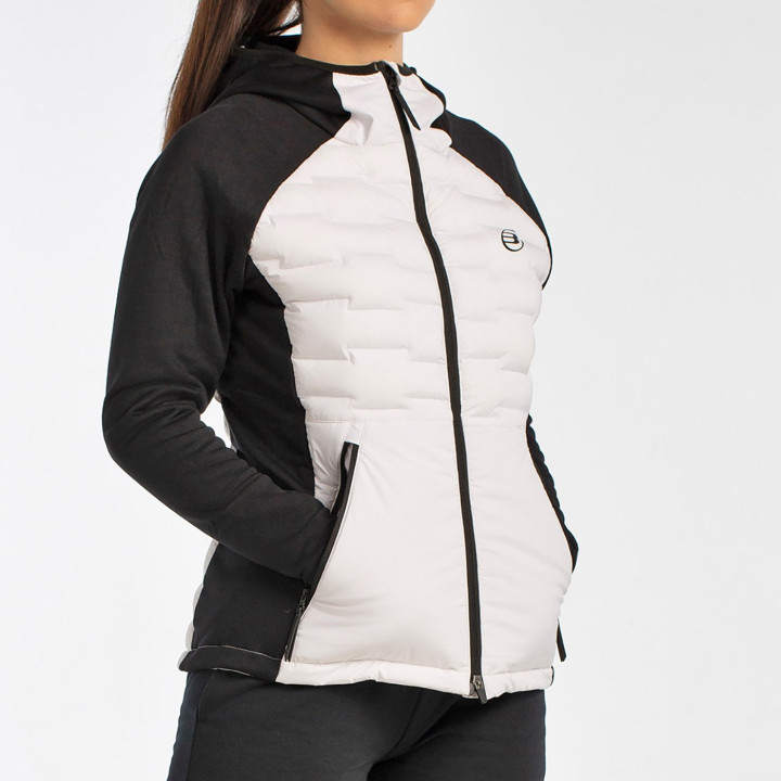 tienda de padel Madrid, tienda de padel online, tienda de padel españa, tienda de padel en linea, ANORAK BULLPADEL BORACI BLANCO