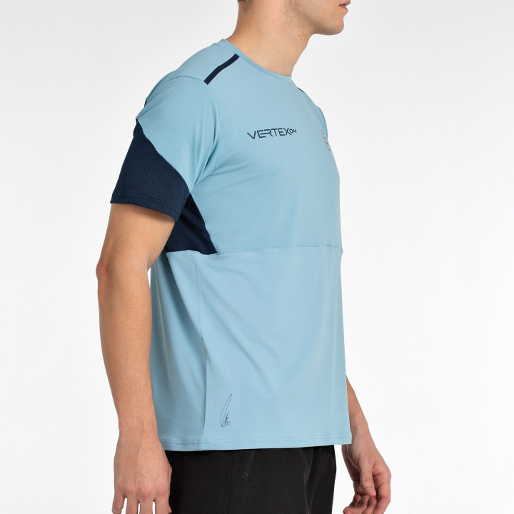 T-SHIRT BULLPADEL TELLO 25I BLEU VERT