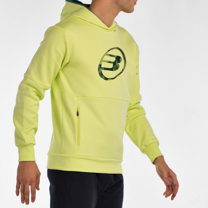 tienda de padel Madrid, tienda de padel online, tienda de padel españa, tienda de padel en linea, SUDADERA BULLPADEL BOYAL LIMON