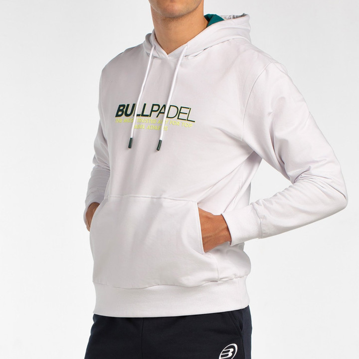 BULLPADEL BOYEN WHITE SWEATSHIRT