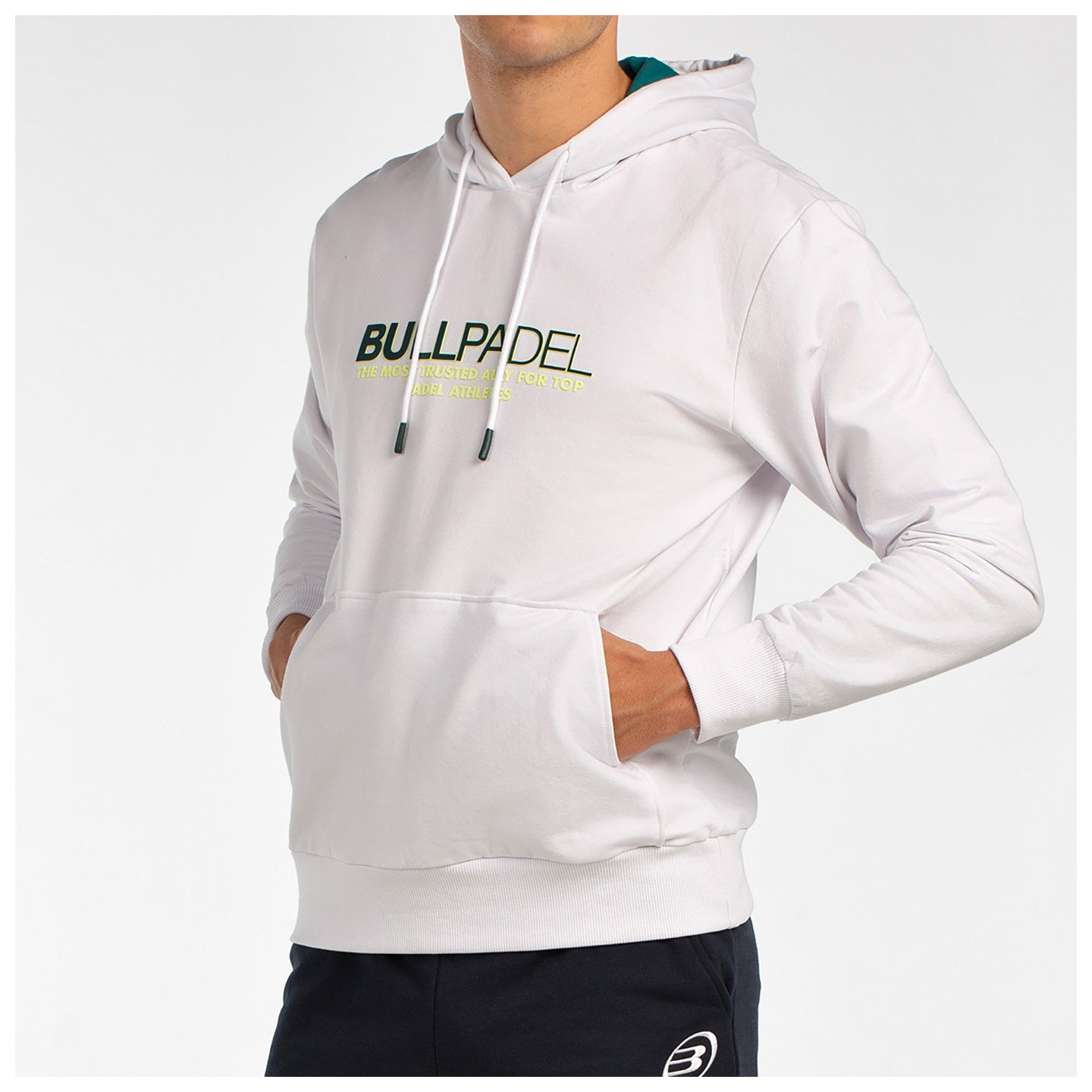 tienda de padel Madrid, tienda de padel online, tienda de padel españa, tienda de padel en linea, SUDADERA BULLPADEL BOYEN BLANC