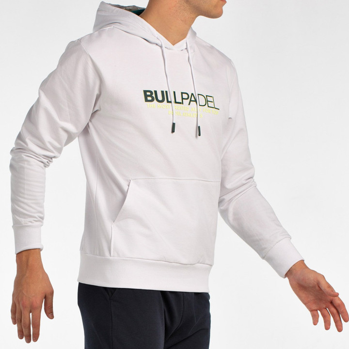 SWEAT-SHIRT BULLPADEL BOYEN BLANC