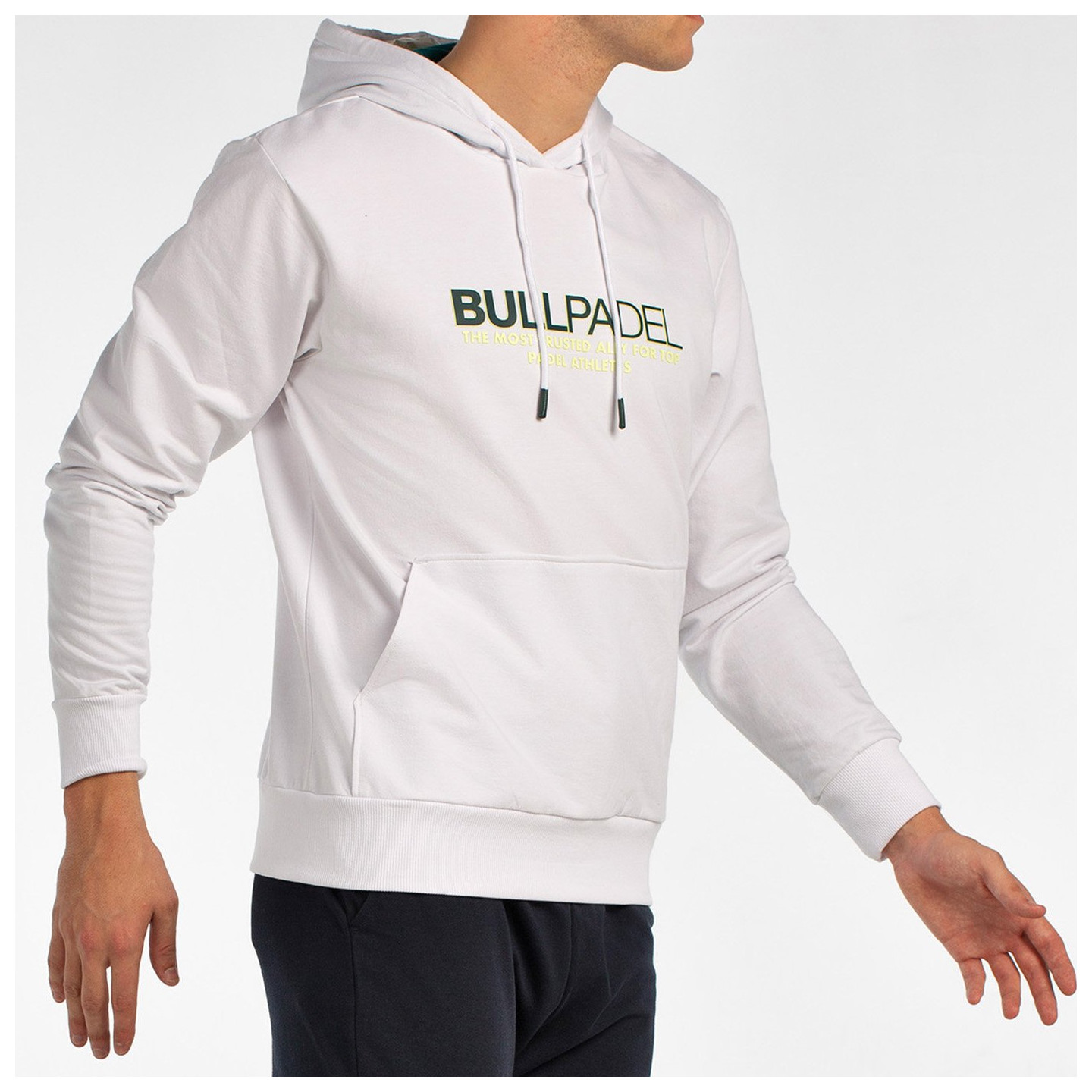 BULLPADEL BOYEN WHITE SWEATSHIRT