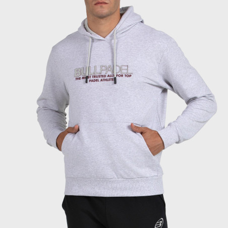 SWEAT-SHIRT BULLPADEL BOYEN GRIS CLAIR VIGORE