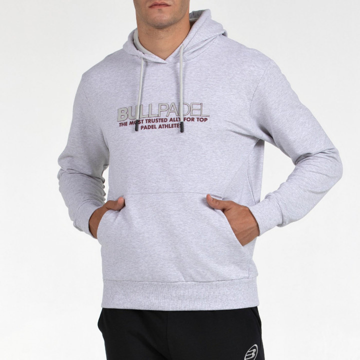 SWEAT-SHIRT BULLPADEL BOYEN GRIS CLAIR VIGORE