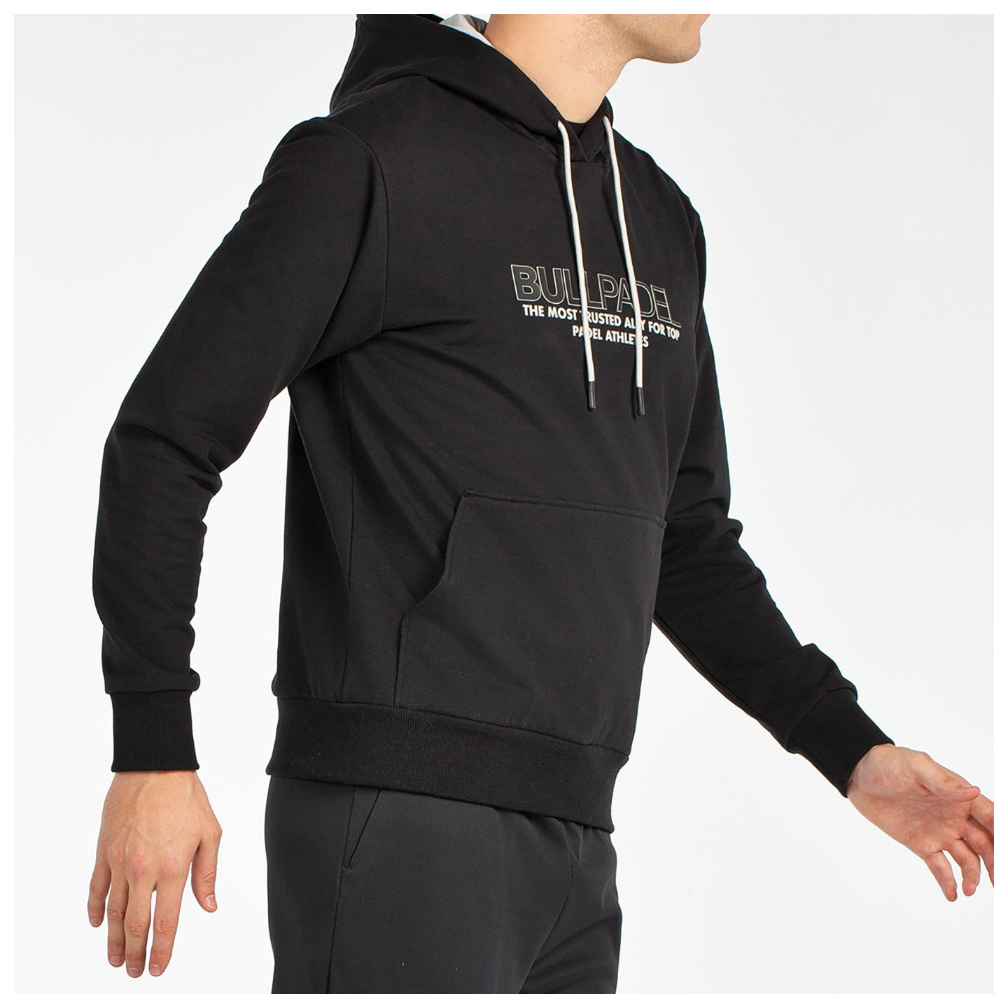 tienda de padel Madrid, tienda de padel online, tienda de padel españa, tienda de padel en linea, SUDADERA BULLPADEL BOYEN NEGRO