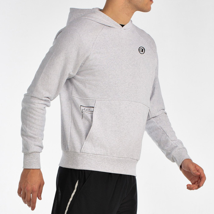tienda de padel Madrid, tienda de padel online, tienda de padel españa, tienda de padel en linea, SUDADERA BULLPADEL BREAS GRIS 