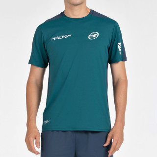 CAMISETA BULLPADEL PAQUITO 25I VERDE OSCURO