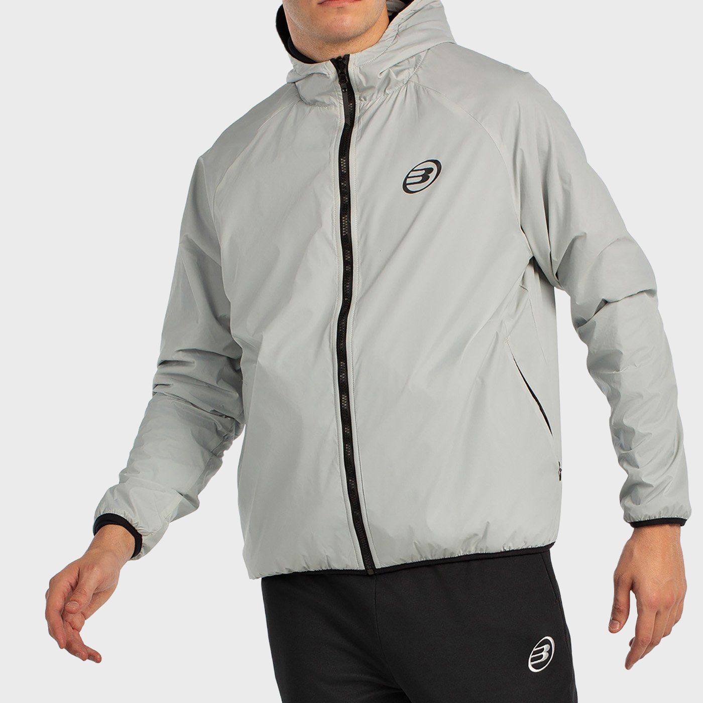 tienda de padel Madrid, tienda de padel online, tienda de padel españa, tienda de padel en linea, CHAQUETA BULLPADEL BUCES NEGRO