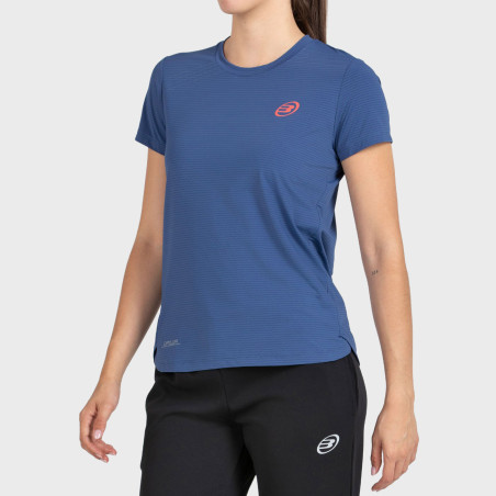 tienda de padel Madrid, tienda de padel online, tienda de padel españa, tienda de padel en linea, CAMISETA BULLPADEL CHAMUY AZUL
