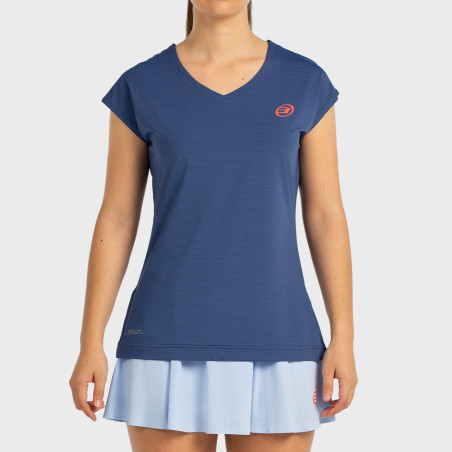 tienda de padel Madrid, tienda de padel online, tienda de padel españa, tienda de padel en linea, CAMISETA BULLPADEL COVELO AZUL