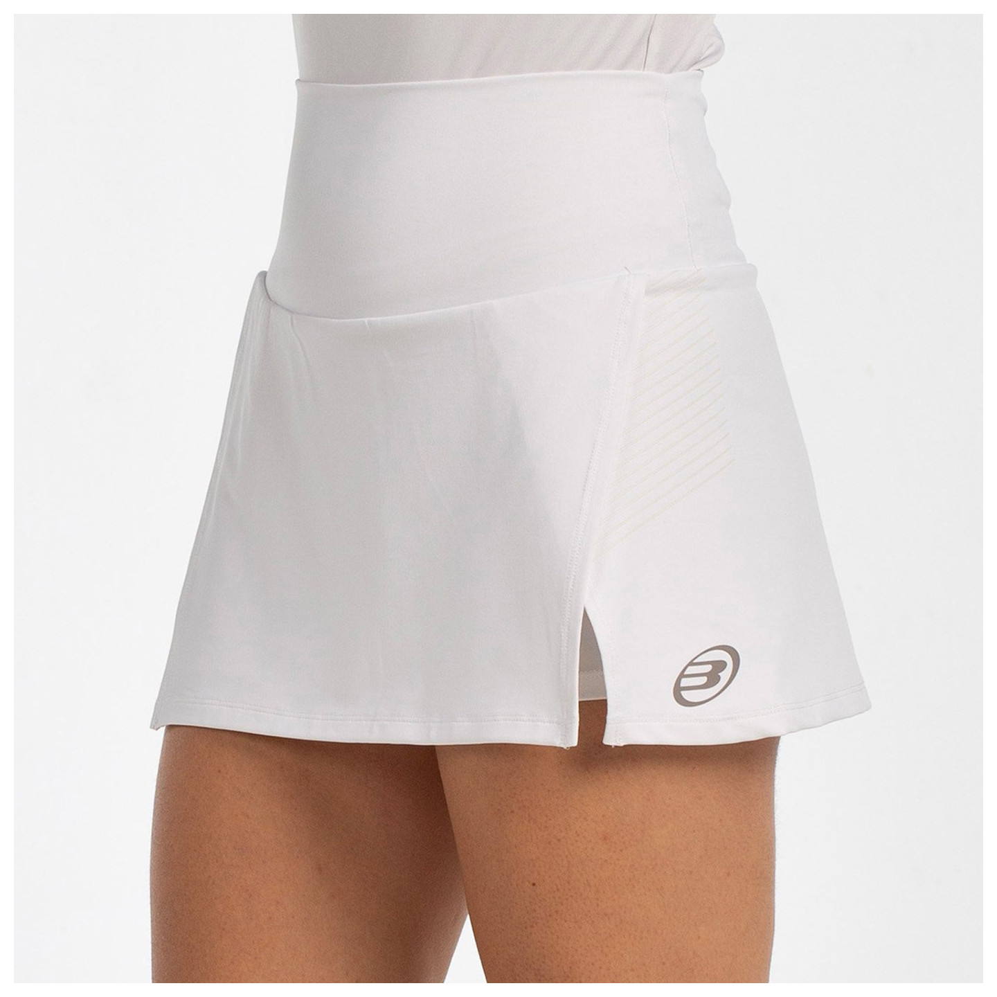 tienda de padel Madrid, tienda de padel online, tienda de padel españa, tienda de padel en linea, FALDA BULLPADEL ESQUI BLANCO