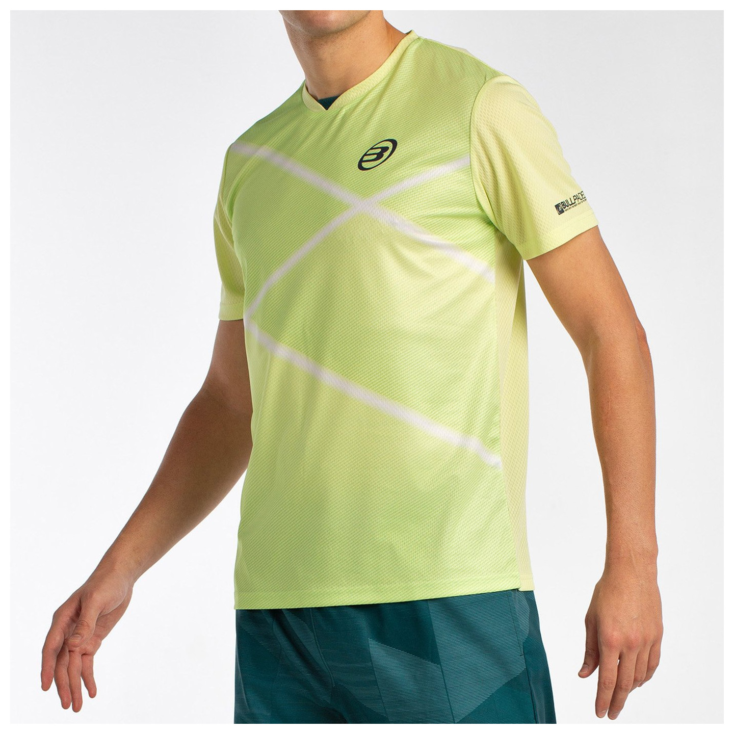 tienda de padel Madrid, tienda de padel online, tienda de padel españa, tienda de padel en linea, CAMISETA BULLPADEL LADRA LIMON