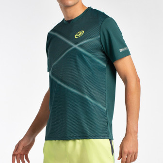 tienda de padel Madrid, tienda de padel online, tienda de padel españa, tienda de padel en linea, CAMISETA BULLPADEL LADRA VERDE