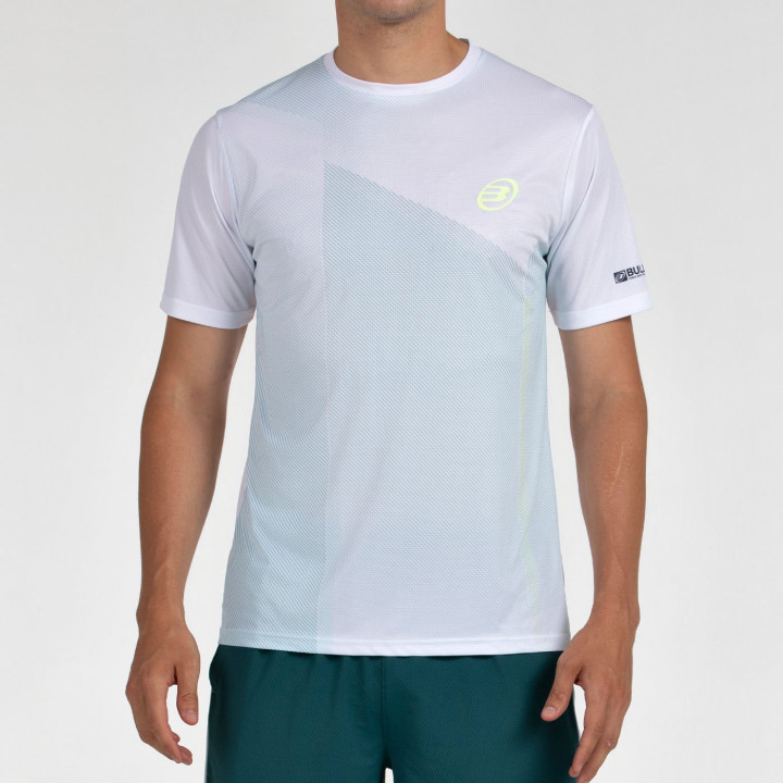 tienda de padel Madrid, tienda de padel online, tienda de padel españa, tienda de padel en linea, CAMISETA BULLPADEL LAGAR BLANC