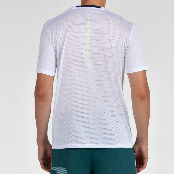 T-SHIRT BULLPADEL LAGAR BLANC