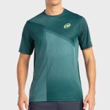 T-SHIRT BULLPADEL LAGAR VERT FONCÉ