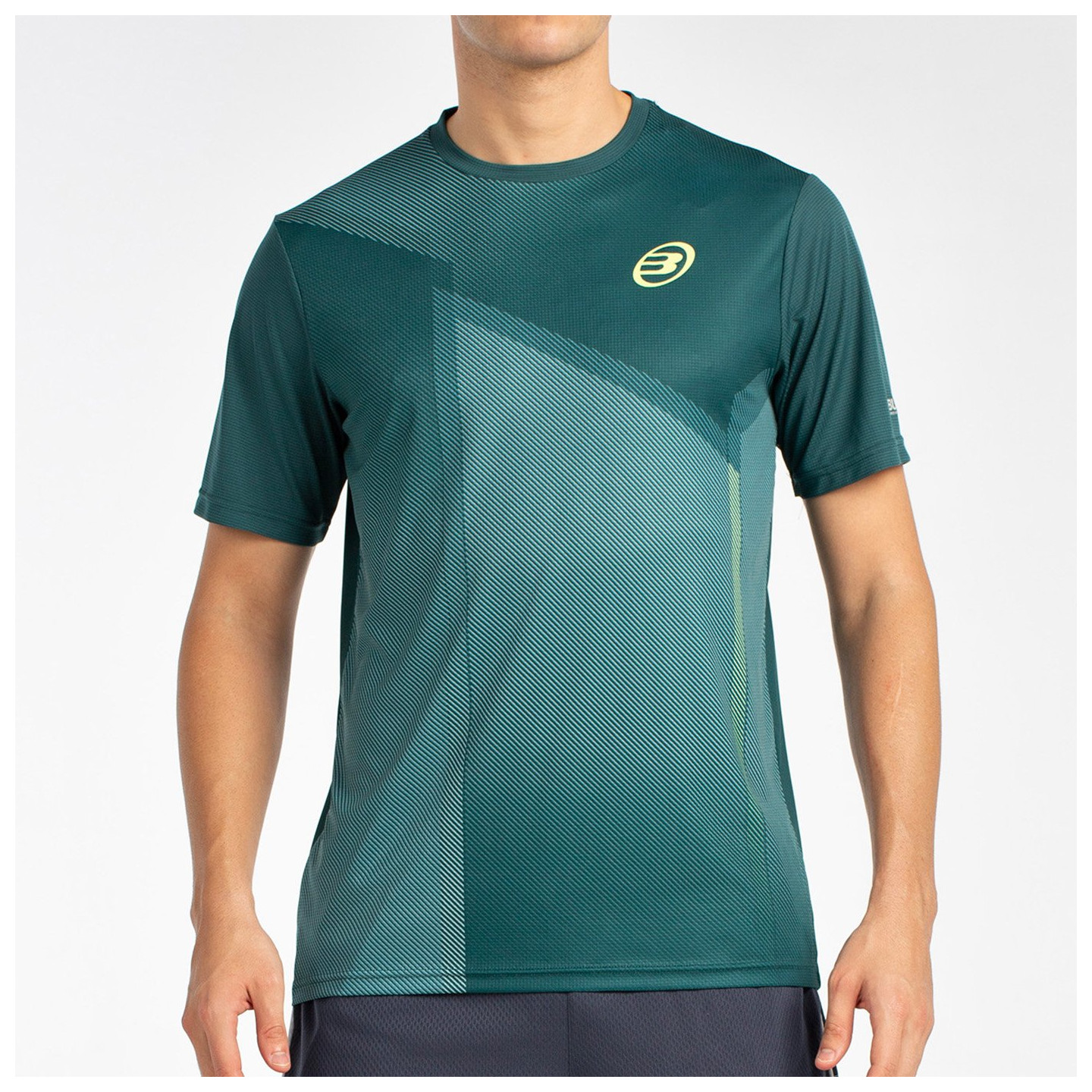 T-SHIRT BULLPADEL LAGAR VERT FONCÉ