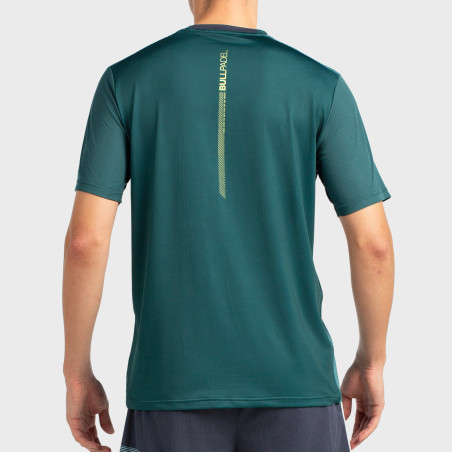 T-SHIRT BULLPADEL LAGAR VERT FONCÉ