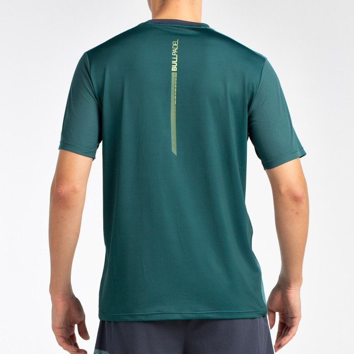 tienda de padel Madrid, tienda de padel online, tienda de padel españa, tienda de padel en linea, CAMISETA BULLPADEL LAGAR VERDE