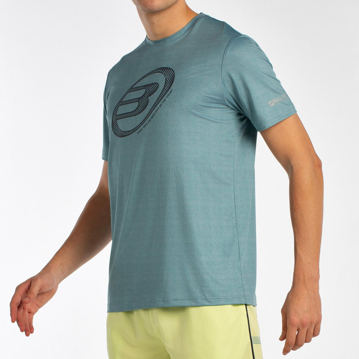 T-SHIRT BULLPADEL LANDE BLEU VERT VIGORE