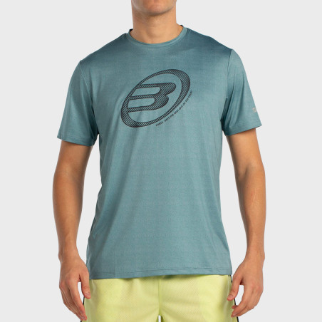 T-SHIRT BULLPADEL LANDE BLEU VERT VIGORE