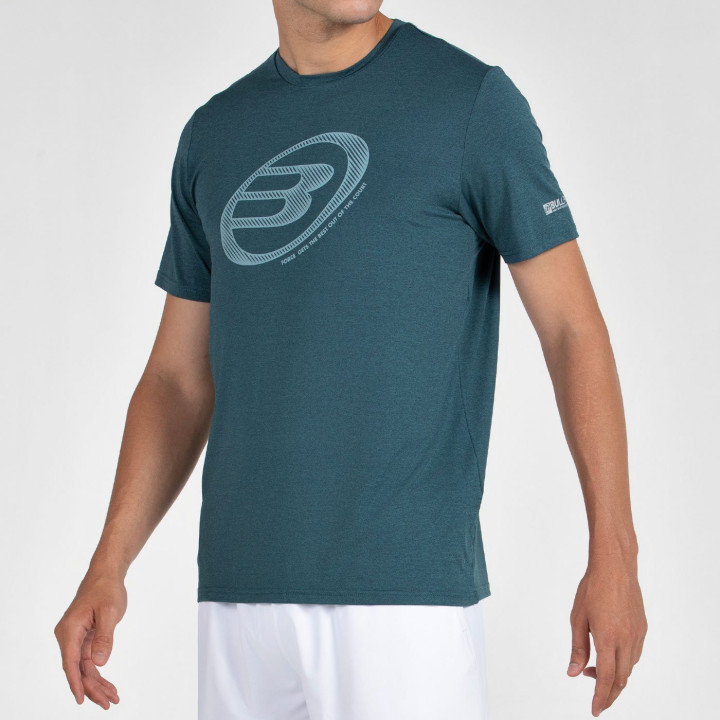 BULLPADEL LANDE DARK GREEN VIGORE T-SHIRT