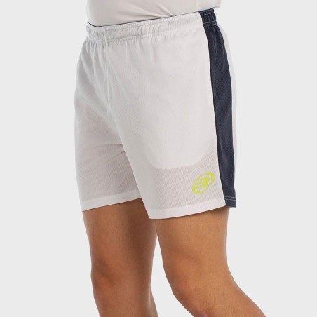 tienda de padel Madrid, tienda de padel online, tienda de padel españa, tienda de padel en linea, SHORT BULLPADEL LARACHA  BLANC